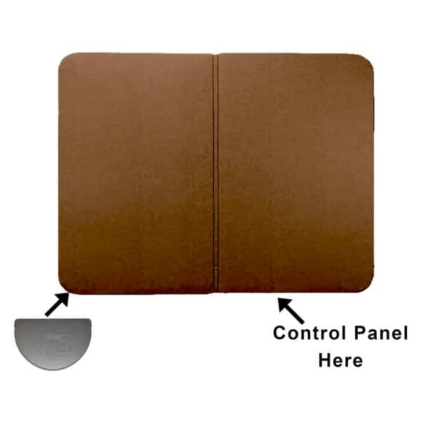 Beachcomber hot tub 510 cover, Tan 57 by 75 inches, standard fold