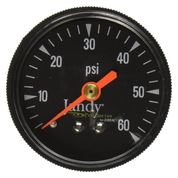 Front of Jandy Pressure Gauge Part Number R0359600