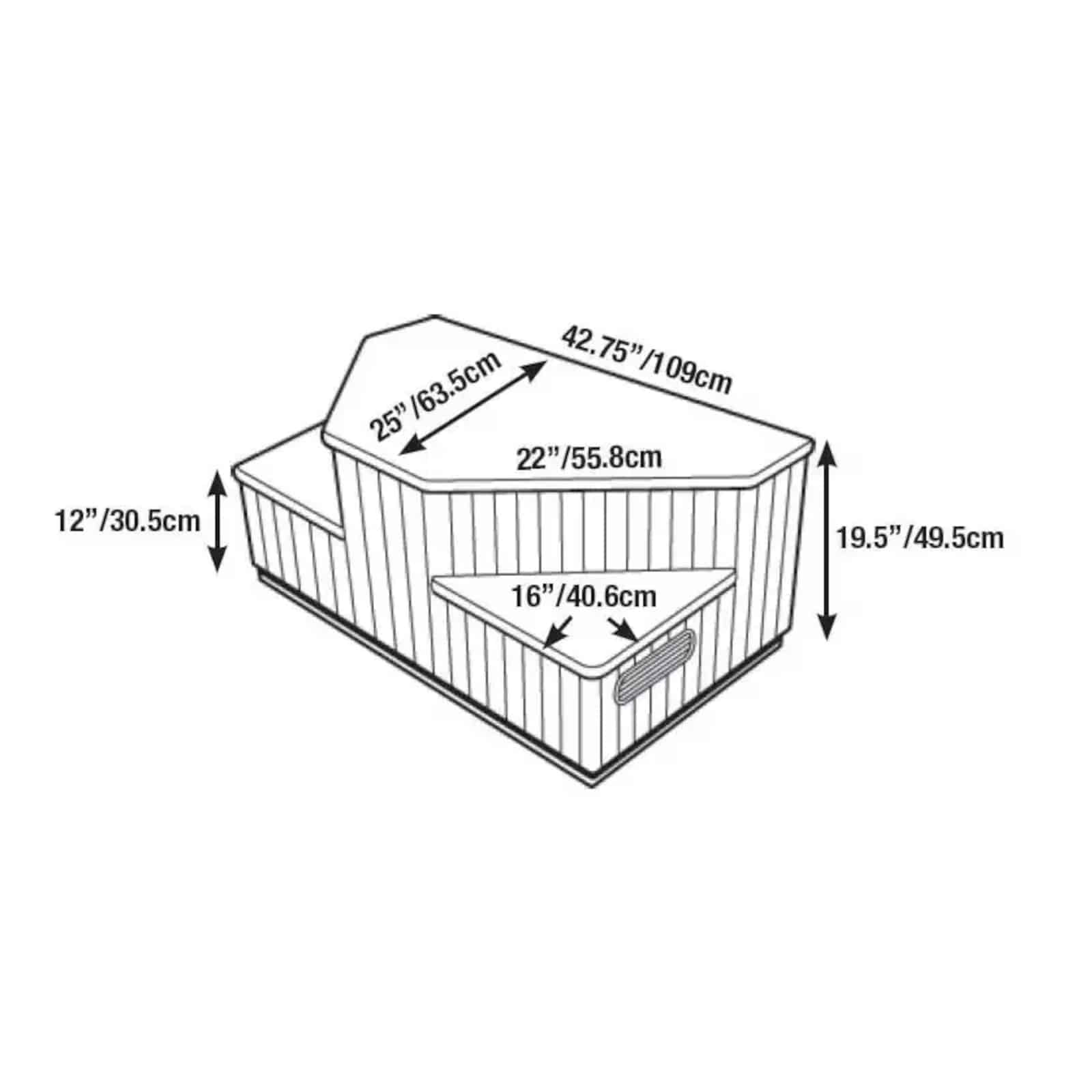 Beachcomber Hybrid Tiered Step - Walnut - Image 5