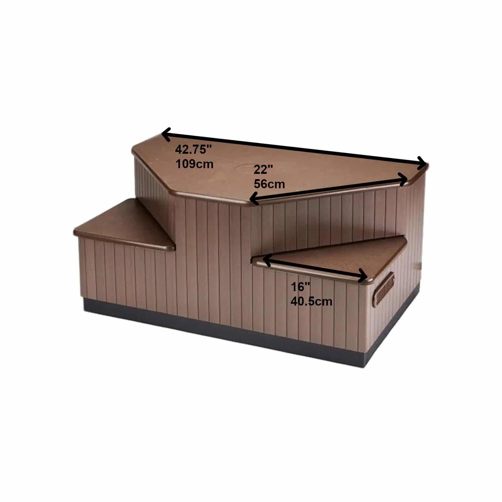 Beachcomber Hybrid Tiered Step - Walnut - Image 4