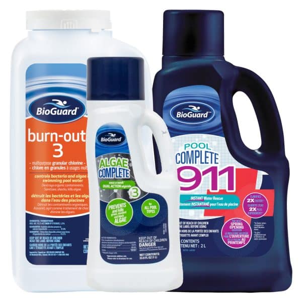 BioGuard Complete Algae Killing Pak for Green Pool Algae Treatment Kit
