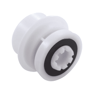 Hayward slotted wheel tube bearing for robotic pool cleaners, helps with rotation and alignment