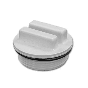Hayward white drain plug for cartridge filters